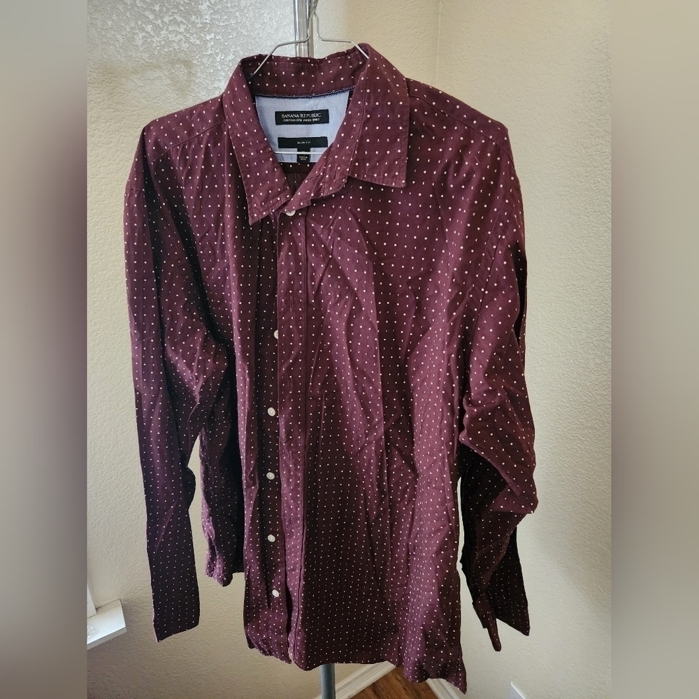 Banana Republic Long Sleeve Button Up Shirt.